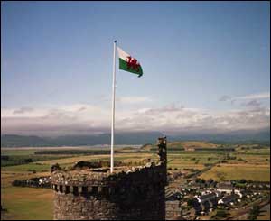 This picture of Harlech Castle was sent by Roberto Castro, from Mexico, who was on a road trip with friends