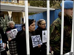Relatives of Greek Cypriots missing since the invasion