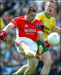 Diarmuid Marsden scored Armagh's first goal in the first half