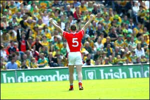 Kieran Hughes was a trojan in the heart of the Armagh defence