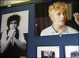 Keith Richards and David Bowie