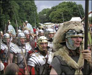 Nick Morgan sent in this image of the troops at the Roman Military Spectacular in Caerleon