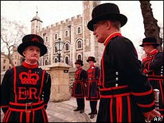 Yeomen of the Guard at the Tower of London