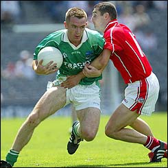 Fermanagh's Martin McGrath in action against Cork