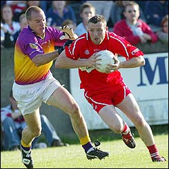 Paddy Bradley was Derry's top scorer with eight points