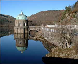 Hywel Lloyd from Dunedin, New Zealand sent in this shot of the Elan Valley reservoir