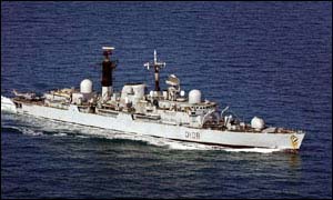 HMS Cardiff provided relief to Belize in 2000 in the wake of Hurricane Keith