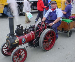 David Parsons and traction engine