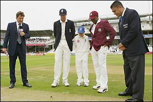 The toss at Lord's