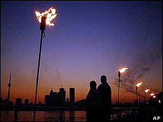Toronto during the blackout