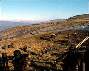 Ireland's landscape was used throughout the film.