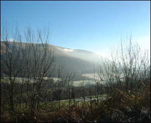 This impressive shot of the Brecon Beacons was sent by Kevin Thomas