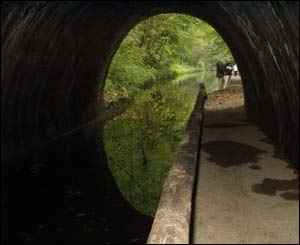 A view of the Chirk Tunnel, captured by Mike Longworth