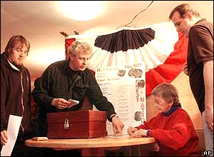 Voters in Hart's Location, New Hampshire, 