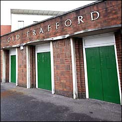 Entrance to Old Trafford cricket ground