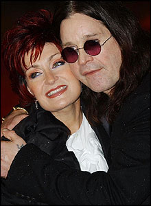 Sharon and Ozzy Osbourne