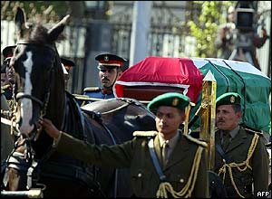Arafat funeral in Cairo