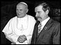 Pope John Paul II and Lech Walesa