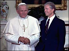 Pope John Paul and President Carter