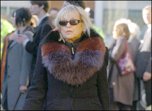 Another colleague, Radio 1 DJ Annie Nightingale, attended the service.