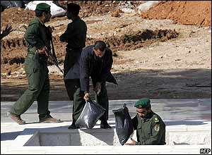 Yasser Arafat's grave