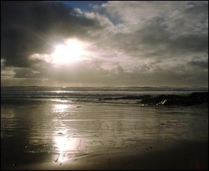 This image of Freshwater West beach was taken by Justin Williams of Pembroke and sent in by Dave Jones in Sydney, formerly Pembroke