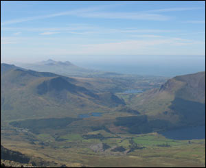 View from the top of Snowdon (Julian Raikes)