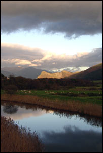 Royston Jones, from Abergynolwyn, captured this panoramic view with Cader Idris in the background