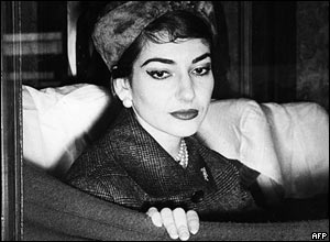 A file photo of Maria Callas 