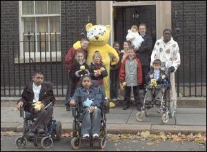 Tony Blair and children