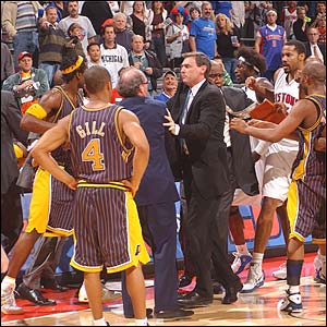 Detroit and Indiana coaches and match officials