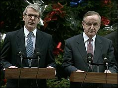 John Major and Albert Reynolds
