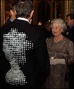 Simon Waterfall and the Queen