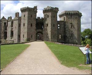 Nick Morgan took this picture of his daughter Sarah on a trip to Raglan Castle