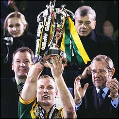 A devastating win ensures that Australia go down in history as the first winners of the Tri-Nations Series