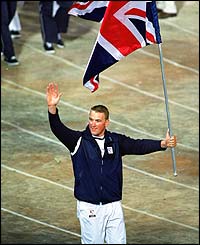 Pinsent's is given the honour of being Britain's flag-bearer at the opening ceremony of the Olympic Games in Sydney