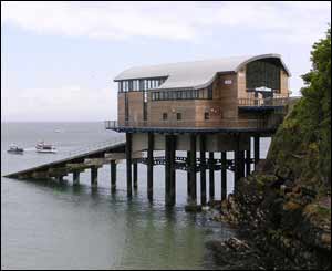 Ian Gardiner of Bridgend sent this view of Tenby lifeboat house
