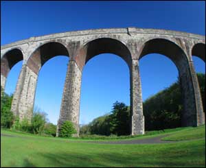 Melanie Williams took this view of Porthkerry Viaduct taken from Porthkerry Park