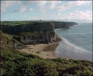 This photo of Fall Bay in the Gower was sent in by Ian Jenkins 