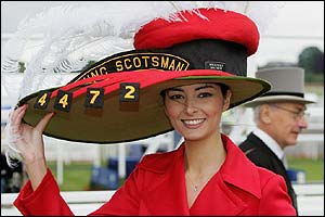 Sara Mahmood wears a stunning hat