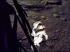 Alan Shepard on the Moon