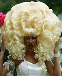 Cabaret performer Miss Orry