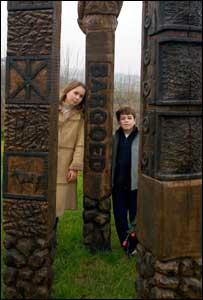 Rachel and James Tolley, on a Christmas visit to Bargoed from London, sent by their uncle Nicholas Archie Powell