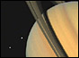 Saturn and moons (picture: Nasa)