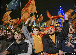 Crowd in Independence Square, Kiev