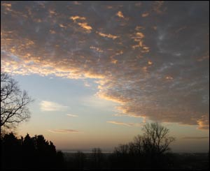 Dawn over the Severn Estuary, from Beechwood, Newport (Ronnie Sutcliffe)