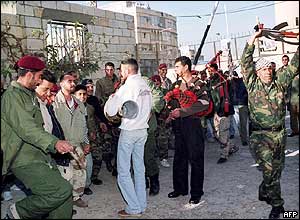 Palestinians in the Ain al-Helweh refugee camp in Lebanon