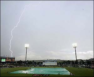 Centurion is deluged by a spectacular storm