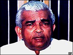 Sri Lankan Deputy Defence Minister Ranjan Wijeratne