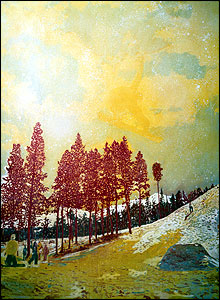 Peter Doig's Orange Sunshine